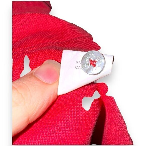 Bobby Jones Red Mesh Golf Polo Shirt Size L - Picture 6 of 8